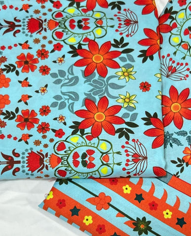 FLORAL PRINT 2 PIECE