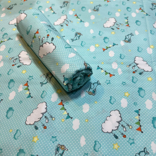 2 Piece All Over Printed Dress
