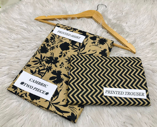Branded cambric cotton 2pc collection
