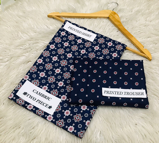 Branded cambric cotton 2pc collection