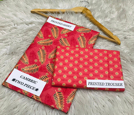 Branded cambric cotton 2pc collection