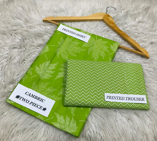 Branded cambric cotton 2pc collection