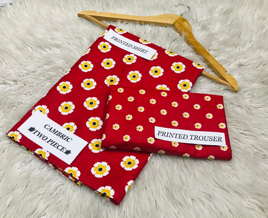 Branded cambric cotton 2pc collection