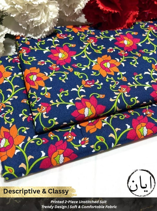 2 Piece All Over Printed Dress