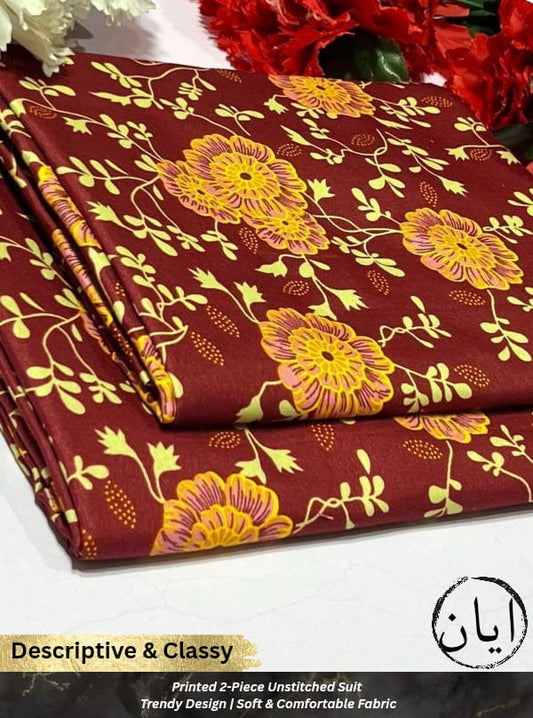 2 Piece All Over Printed Dress