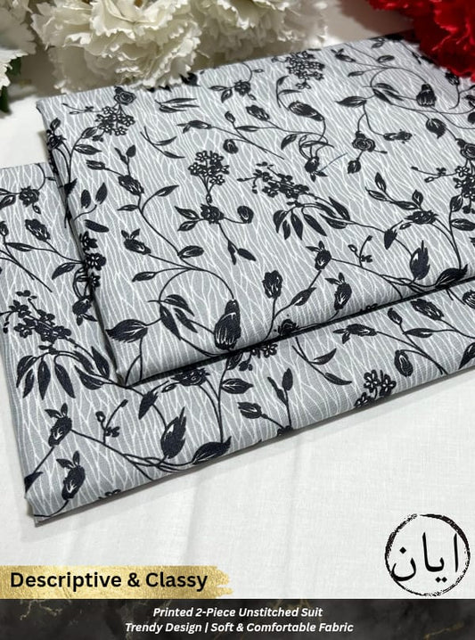 2 Piece All Over Printed Dress