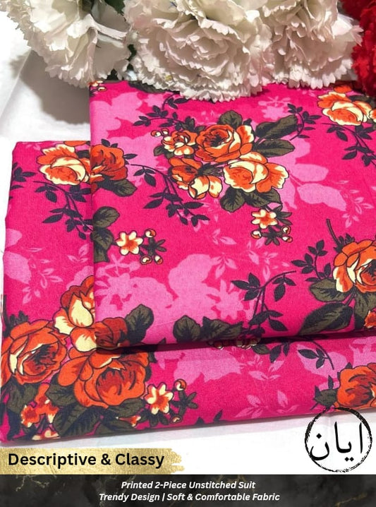 2 Piece All Over Printed Dress
