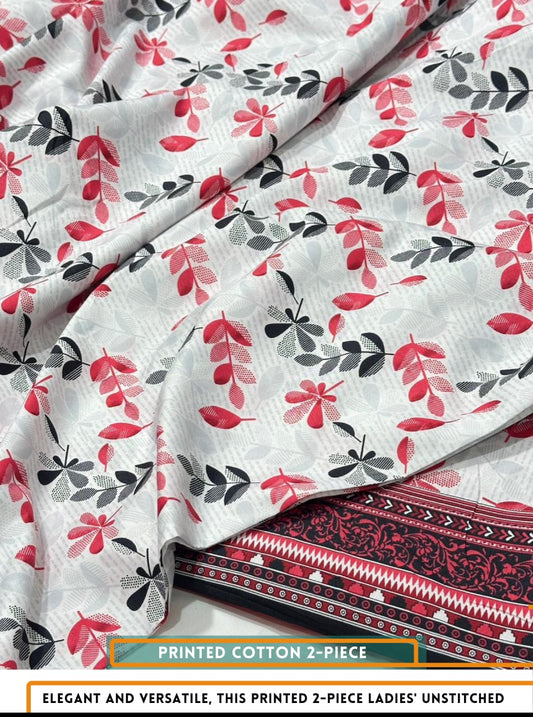 2 Piece All Over Printed Dress