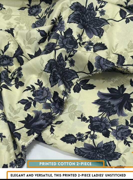 2 Piece All Over Printed Dress