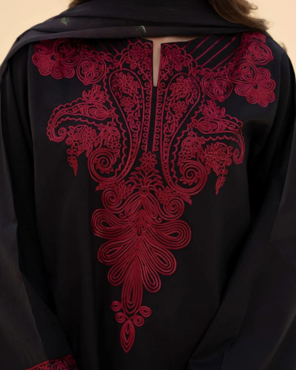 DHANAK 3 piece Emb unsticed AS-01