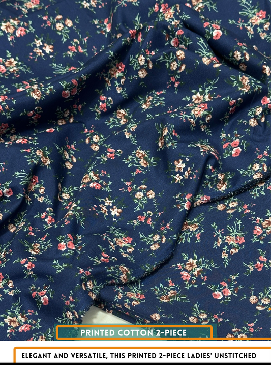2 Piece All Over Printed Dress