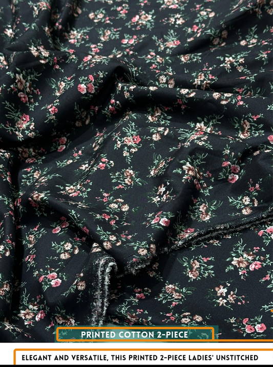 2 Piece All Over Printed Dress