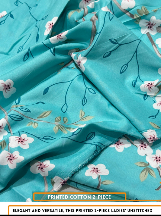 2 Piece All Over Printed Dress