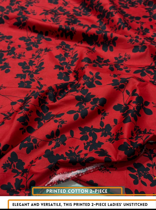 2 Piece All Over Printed Dress