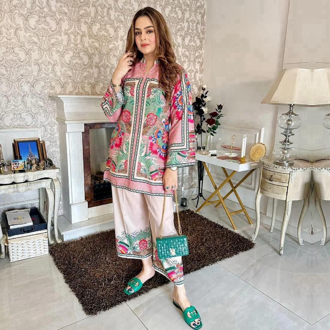 LULUSAR Radiance Digital Printed 3PC Silk Suit