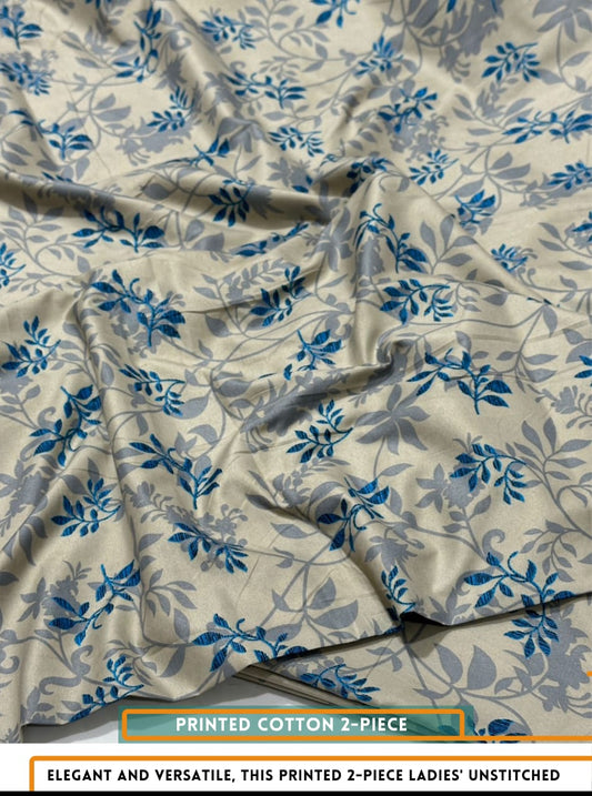 2 Piece All Over Printed Dress
