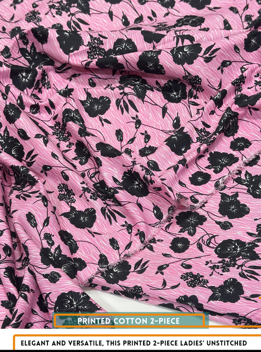 2 Piece All Over Printed Dress