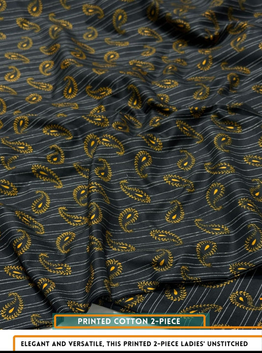 2 Piece All Over Printed Dress