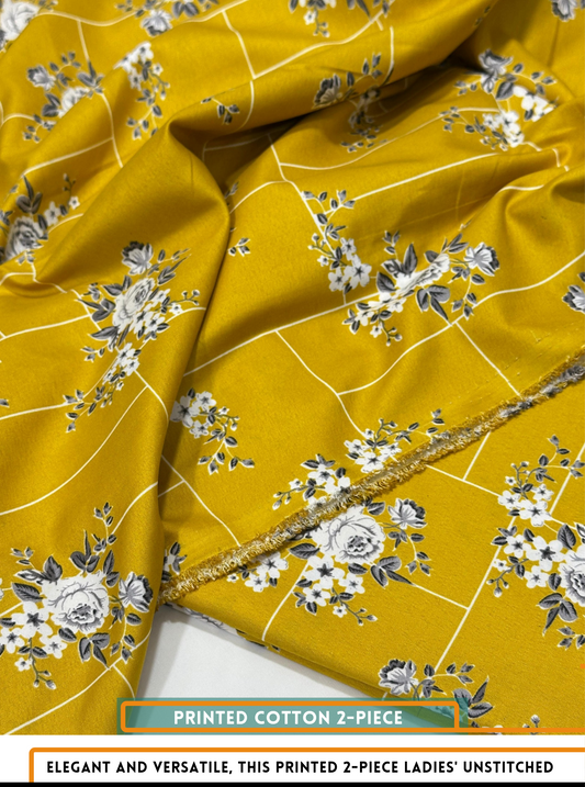 2 Piece All Over Printed Dress