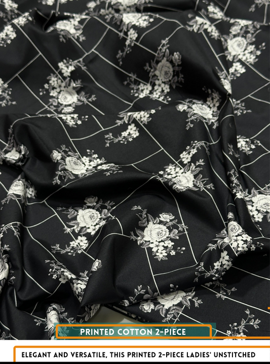 2 Piece All Over Printed Dress